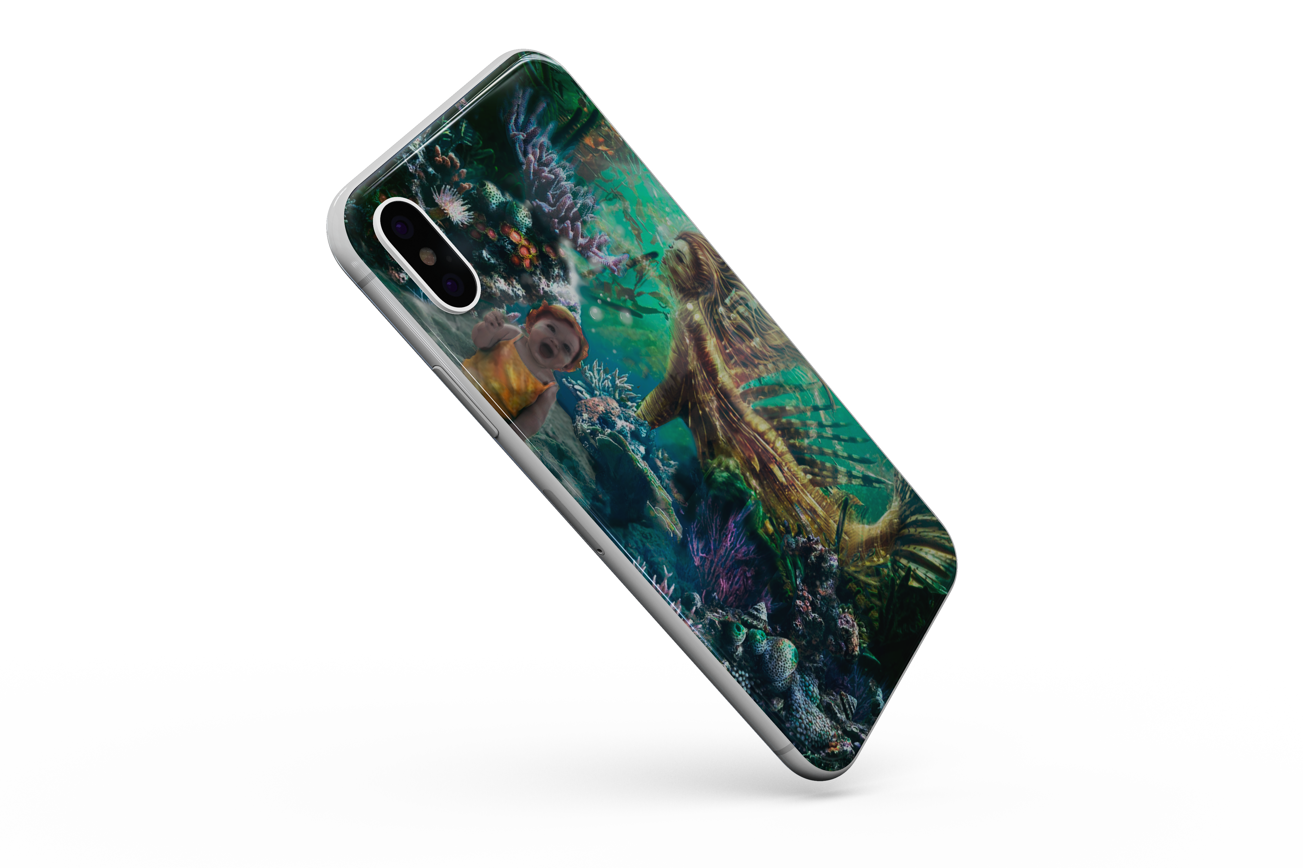 Funda de móvil con fotografía editada fantasía